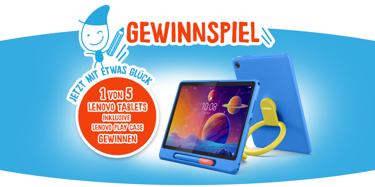 Ferrero - 1 von 5 Lenovo Tablets inklusive Lenovo Play Suite Case