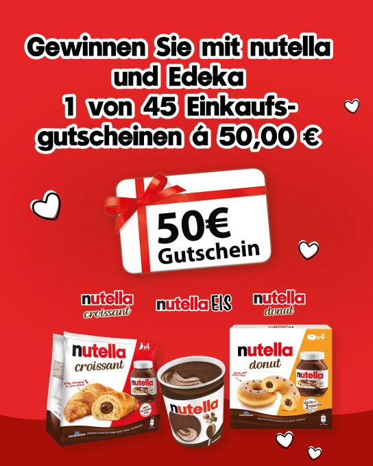 Ferrero - 45x 50€ Edeka Einkaufsgutschein