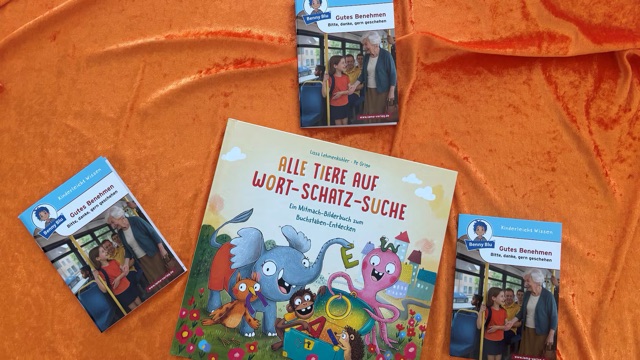 GNZ - 3x1 Büchlein „Benny Blu Benehmen“, 1x1 Buch „Alle Tiere auf Wort-Schatz-Suche“