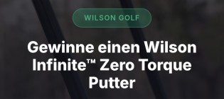 Golf Post - 1x Wilson Infinite Zero Torque Putter nach Wahl – Modell „The 606“ (kompakter Winged-Mallet) oder „Lakeview“ (Half-Moon-Mallet) im Wert von 219 €