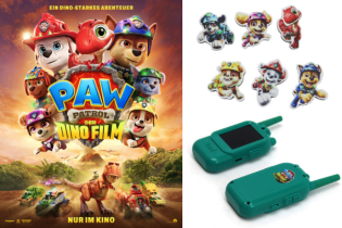 Häfft - Drei Paw-Patrol-Sets, jeweils bestehend aus Walkie Talkie und Eraser Set