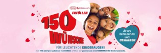 Henkel - 150 Kinderwünsche bis zu einem maximalen Erstattungswert von jeweils 75,00 EUR
