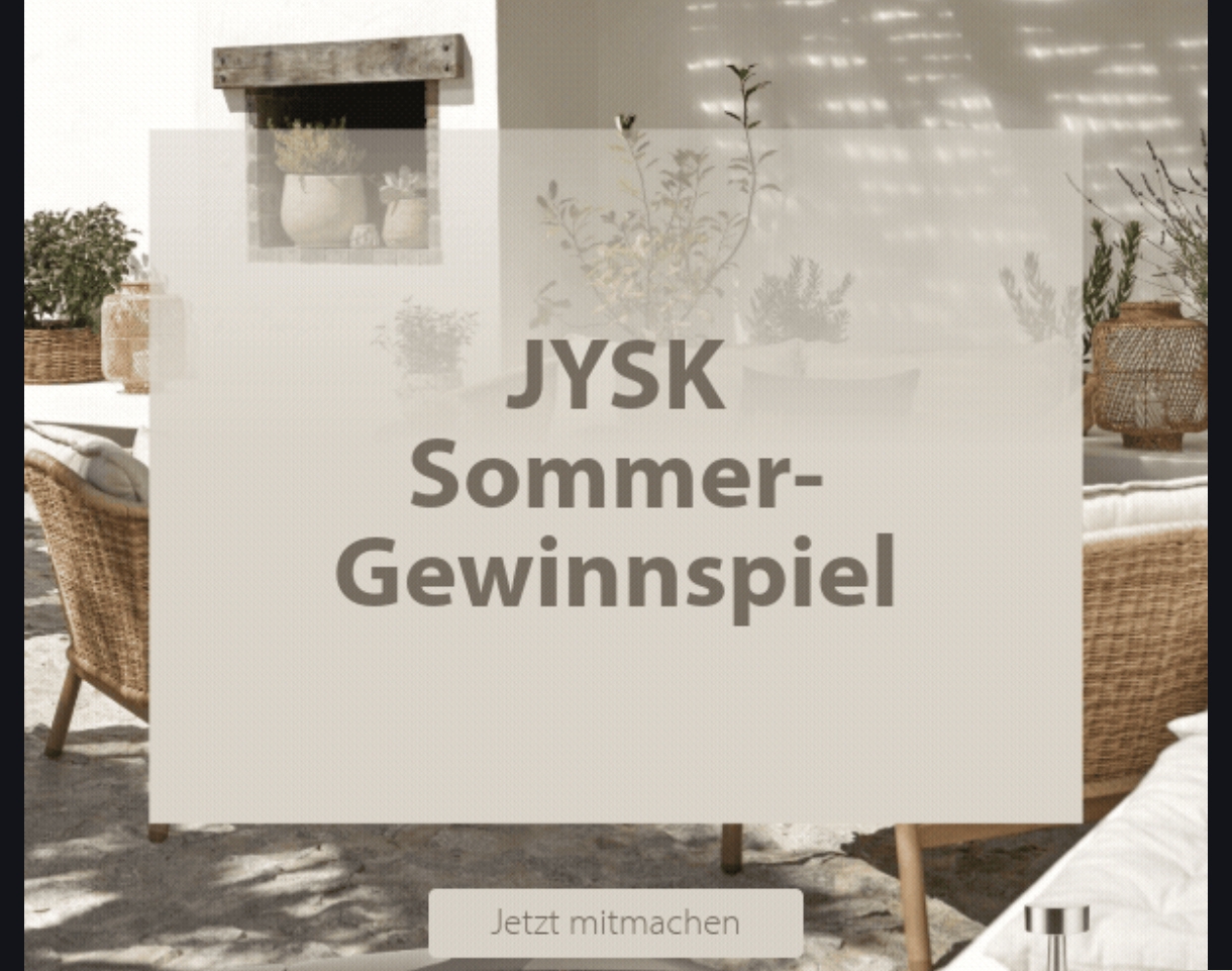 JYSK - 6 JYSK-Gutscheinen im Wert von 450 €
