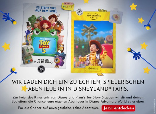 Mathäser - Ein unvergessliches Abenteuer in Disneyland Paris für 4 Personen mit 2 Übernachtungen