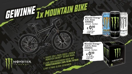 Monster Energy - 1 x Mountain Bike
