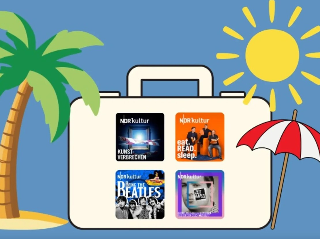 NDR - NDRkultur - Urlaubsaktion "Pack den Podcast ein": 10 Überraschungspaket für Podcast-Fans