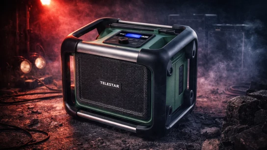 Radio BOB - Telestar BOBs ROCK-RADIO OUTDOOR im Wert von 149,00 €. mit Akku-Betrieb (kompatibel mit gängigen Werkzeug-Akkus)