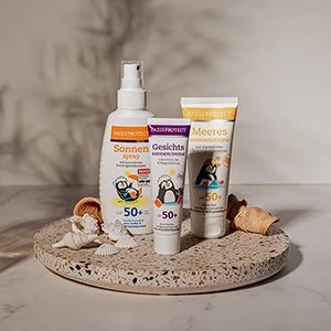 Radio Teddy - tolles Sommer-Set von Paedi Protect - perfekt für die ganze Familie mit hochwertigen Pflege- und Schutzprodukten