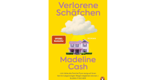 Rosenheimer Schaufenster - Ein Exemplar des Buches „Verlorene Schäfchen“ von Madeline Cash