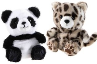 Ruhrpottkids - Kuscheltiere: 1 x Panda, 1 x Leo und 1 x Maus