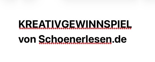 schoenerlesen.de - Überraschungspakete rund ums Lesen und Wohlfühlen - KREATIVGEWINNSPIEL