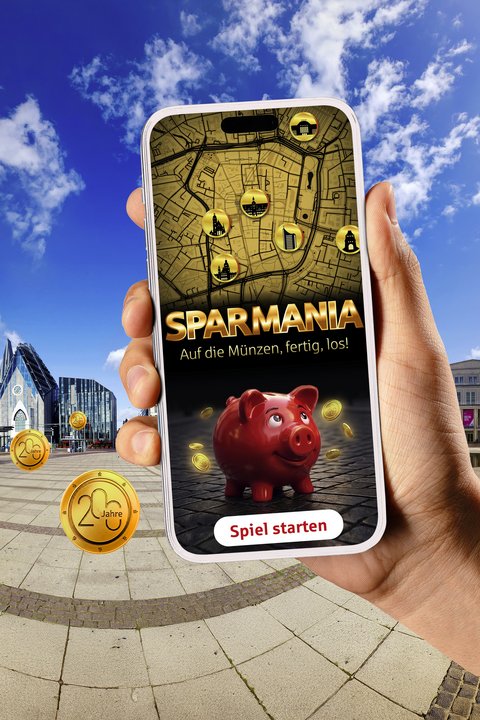 Stadt- und Kreissparkasse Leipzig - 3x1 Goldbarren mit jeweils 5 Gramm Gewicht, 1x1 iPhone 17 Pro