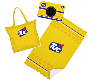 TUC - 111 Sommer-Sets bestehend aus 1 Kodak Printomatic, 1 TUC-Strandtasche, 1 TUC-Strandhandtuch