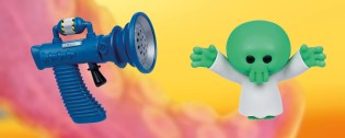 ufa Düsseldorf - Minions und Monster ein GOO JIT ZU Figur oder ein MINI FART BLASTER zum Film