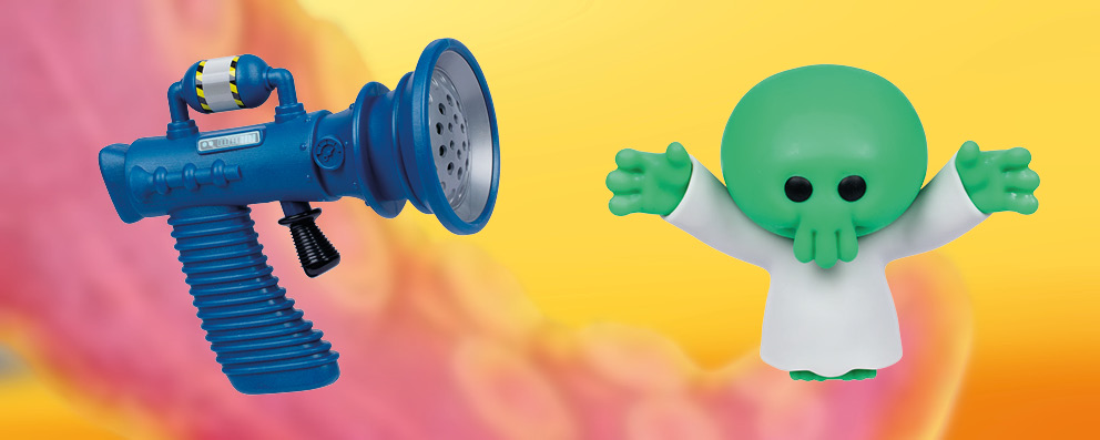 ufa Düsseldorf - Minions und Monster ein GOO JIT ZU Figur oder ein MINI FART BLASTER zum Film