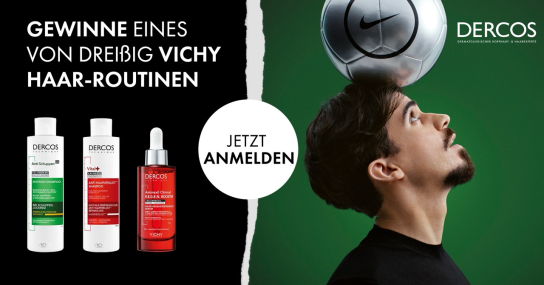 VICHY - 1 von 30 exklusiven Vichy Dercos Full-Size Produkt-Paketen