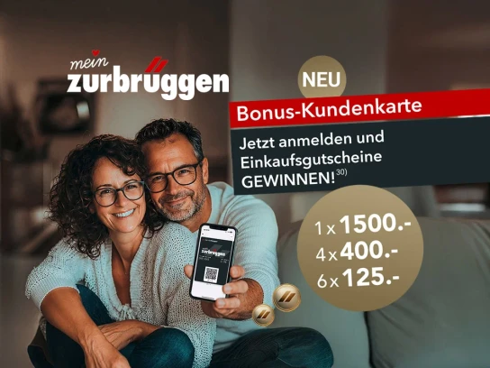 Zurbrüggen - 1x Einkaufsgutschein im Wert von 1.500 €, 4x Einkaufsgutschein im Wert von 400 €, 6x Einkaufsgutschein im Wert von 125 €