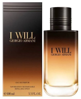 Armani Beauty - exklusive Luxus-Gratisprobe zu 2 ml des neuen Armani I WILL Herrenduft