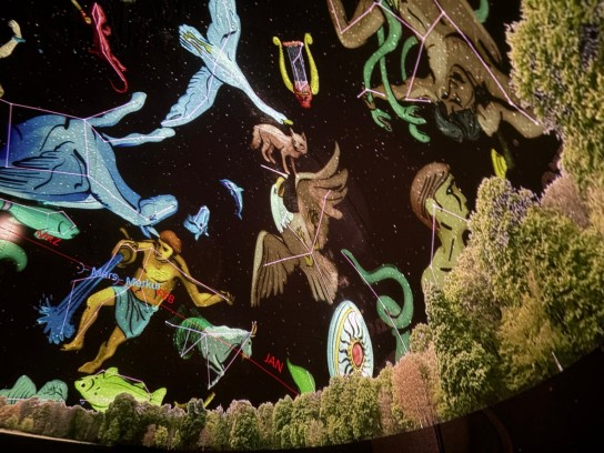 Arp Museum Bahnhof Rolandseck - ein kostenfreier Besuch des Mobilen Planetariums von der Sternwarte Sessenbach mit Führung und Workshop zur Ausstellung Zu den Sternen