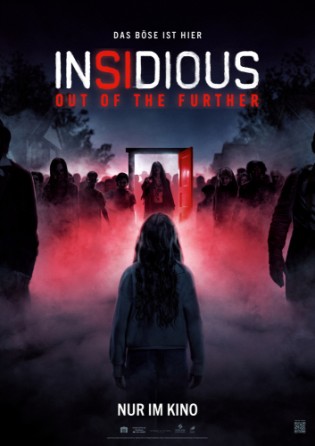 b-crown - 2 Fan-Packages mit jeweils folgendem Inhalt: 2 Freikarten, 1 Wasserflasche & 1 T-Shirt (XL) zu "Insidious: Out Of The Further"