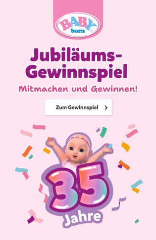 BABY born - 1 x Wochenende in einem FAMILUX RESORT für 4 Personen, 35 x BABY born Fanpakete mit jeweils einem BABY born Produkt