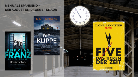 Berliner Lokalnachrichten - 3 x 3 Krimis (Ilona Bannister: Five – Das Ticken der Zeit, Andreas Franz und Daniel Holbe: Unter Toten, S. K. Tremayne: Die Klippe – Ort ohne Wiederkehr