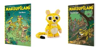 Beyond Pixels - 2 x 2 Kinogutscheine, 2 x Marsupilami Plüschtiere, 2 x Marsupilami Comic #34, 2 x Masupilami Comic #35
