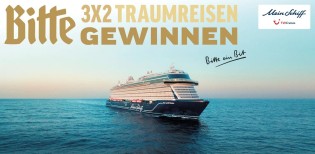 Bitburger - 3 Kreuzfahrten für 2 Personen mit MeinSchiff® Relax auf der Route „Norwegen mit Geirangerfjord"