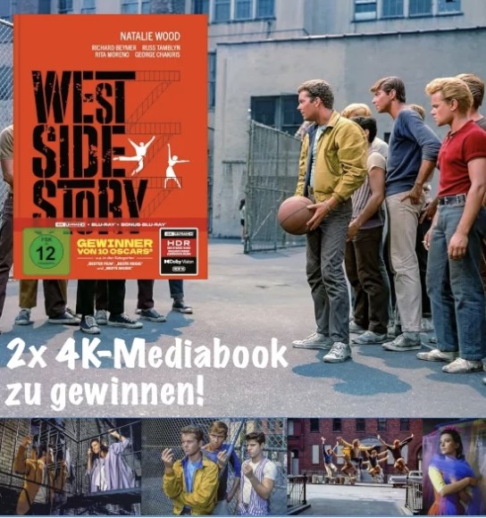 BLURAY-DISC - 2 x „West Side Story“ in 4K auf Ultra HD Blu-ray im Mediabook
