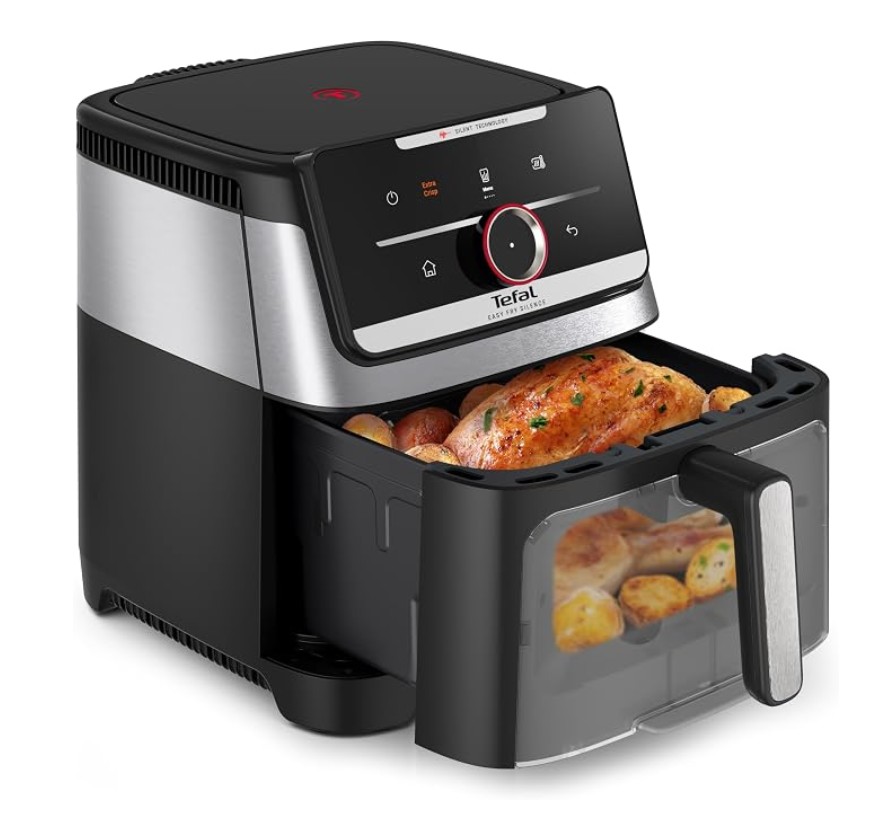 bofrost - 6x Tefal Heißluftfritteuse Easy Fry Smart & Silence 7L und monatlich 10x je ein bofrost*-Produktpaket im Wert von 20 €