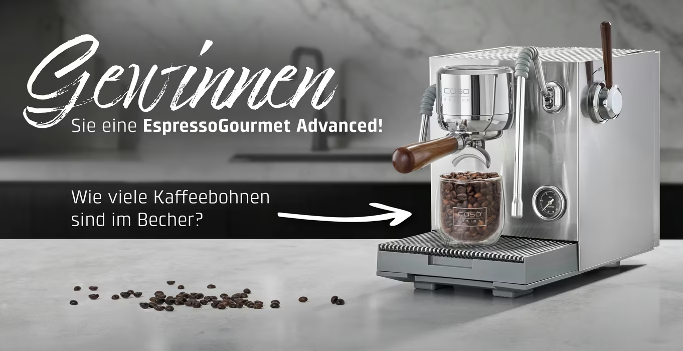CASO Design - Eine CASO Design EspressoGourmet Advanced (Siebträgermaschine)