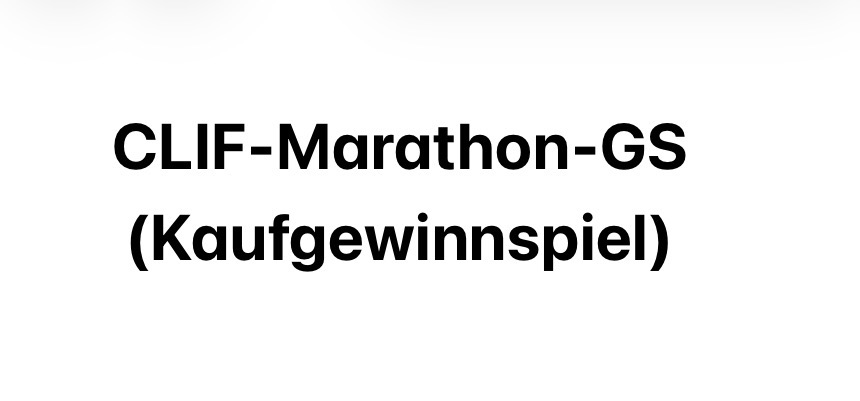 clif - 5 x 1 Startplatz beim TCS London Marathon 2027, Hin- und Rückreise in der Economy-Class von der nächstgelegenen Grossstadt nach London für 2 Personen (Gewinner plus Begleitperson) sowie 3 Ü/F…