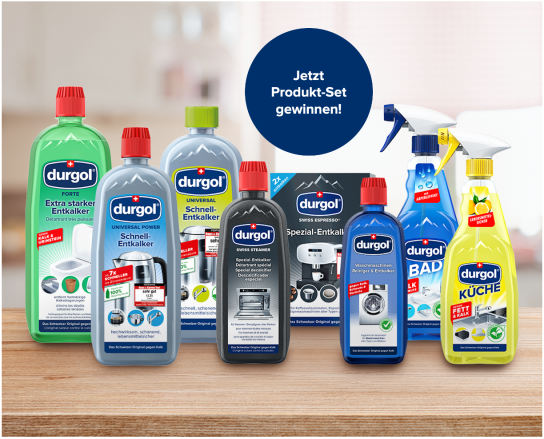 durgol - Die gesamte Produktpalette an Entkalkern & Reinigern