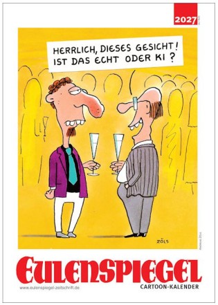 Eulenspiegel-Zeitschrift - 2 x 1 Cartoon-Kalender 2027 von Eulenspiegel