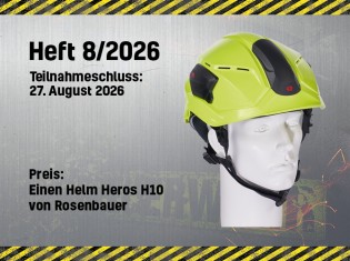 Feuerwehrmagazin - 1x Helm Heros H10 von Rosenbauer