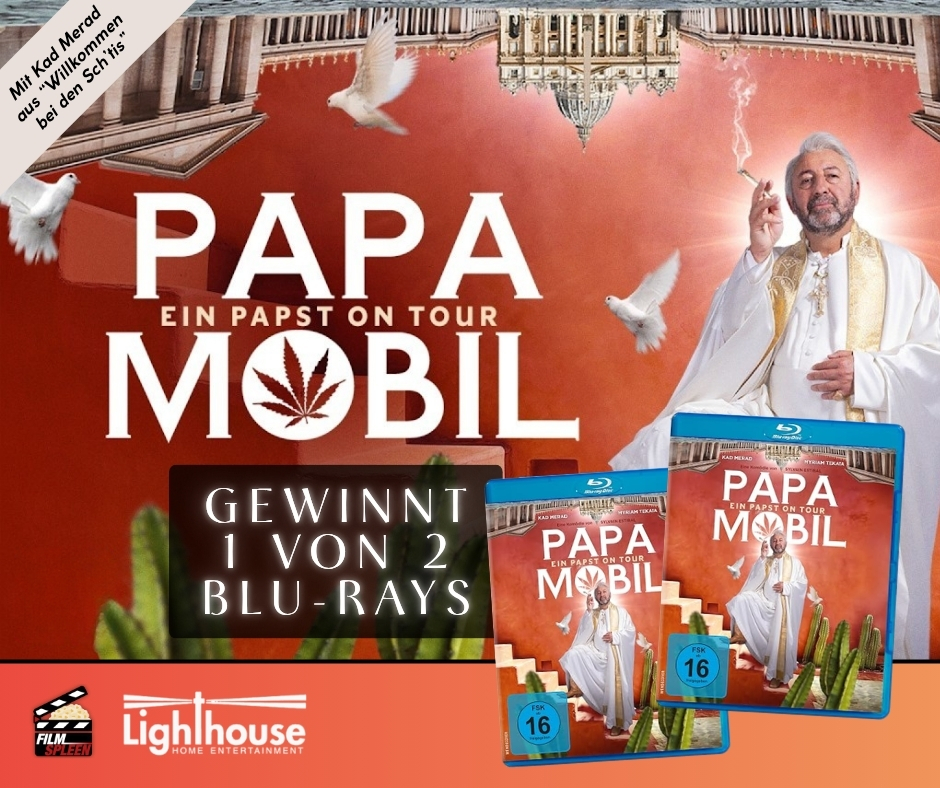 filmspleen - 1 von 2 Blu-rays des Films PAPAMOBIL – EIN PAPST ON TOUR