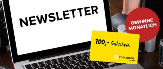 Foto Koch - 1 x Gutschein für Foto Koch im Wert von 100 €