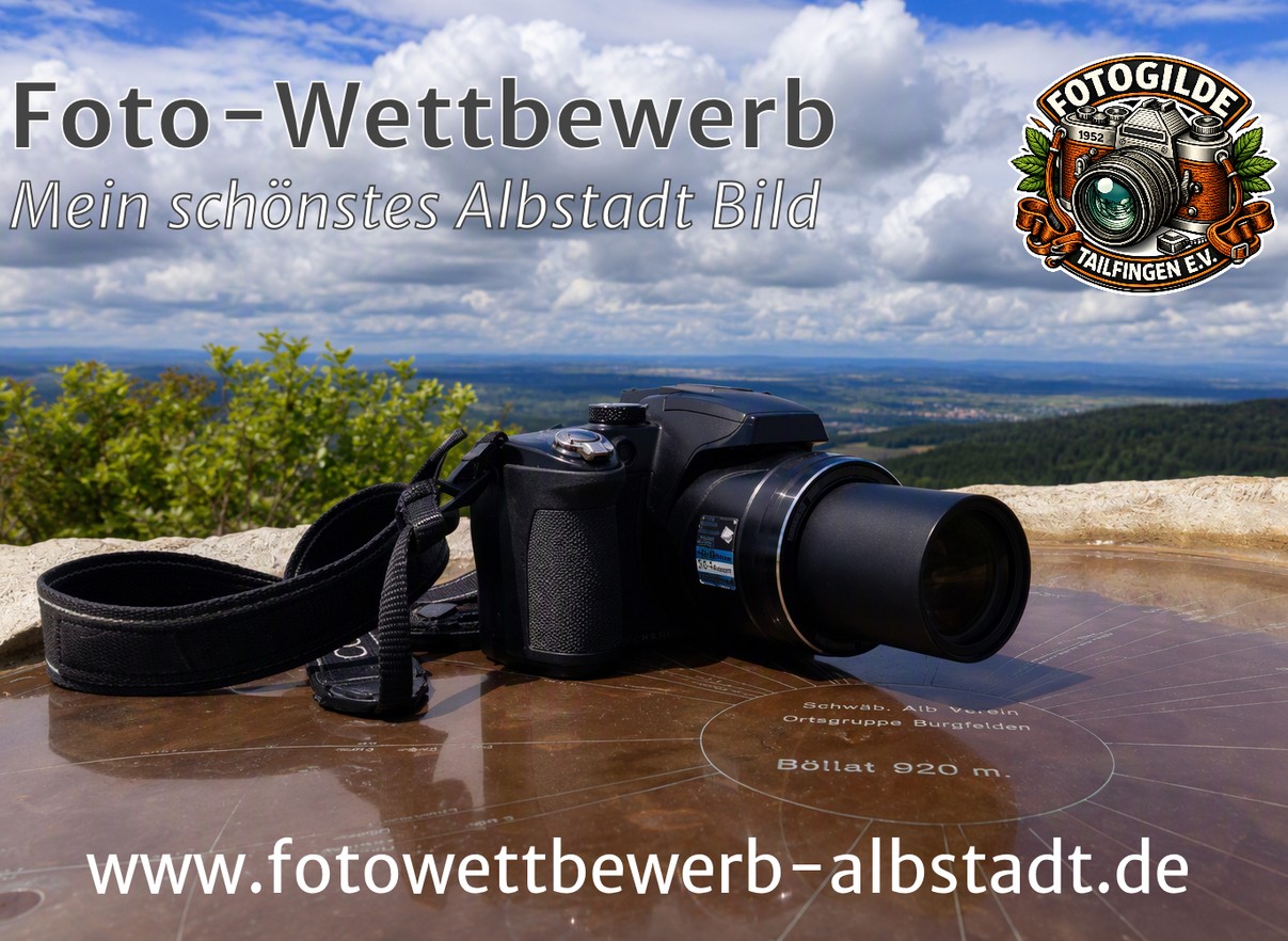 Fotogilde Tailfingen e.V. - FOTO WETTBEWERB "Mein schönstes Albstadt Bild": Ballonfahrt für 2 Personen mit Schwabenplan (Erwachsene), Einkaufsgutschein Sport Mabitz in Albstadt-Tailfingen (Jugendliche)