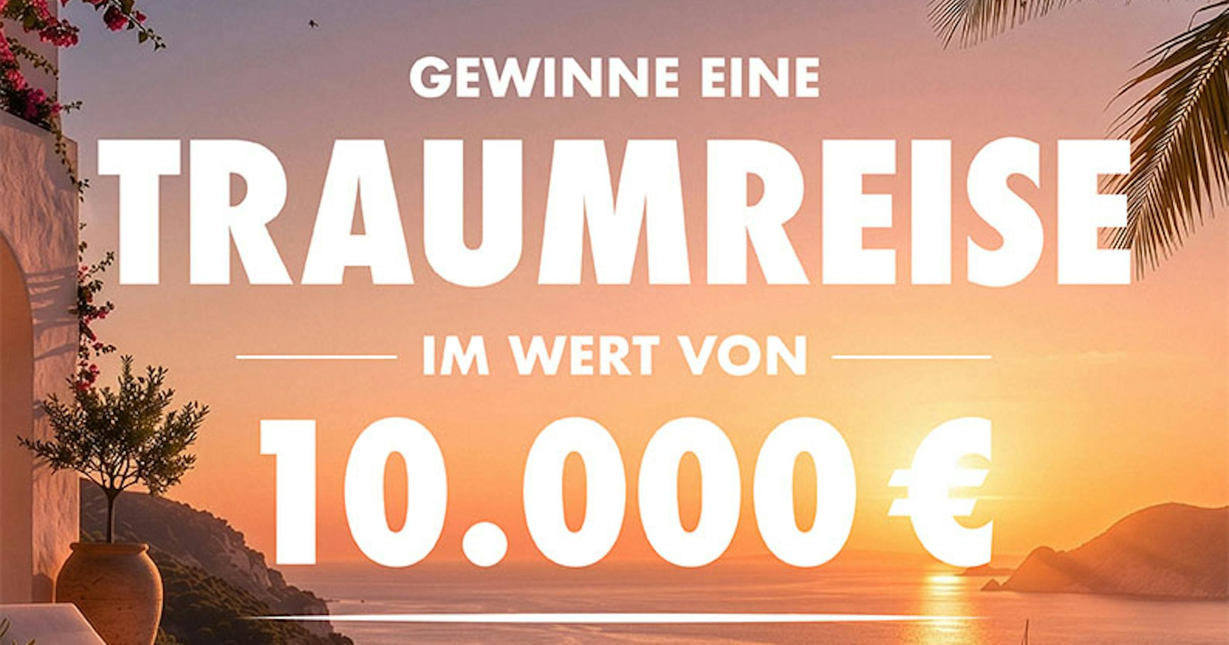 Glitter Spritz - 1x Traumreise (10.000€), 5x Sunset Aperitivo Set, 20x Gutschein (50€) für den Onlineshop