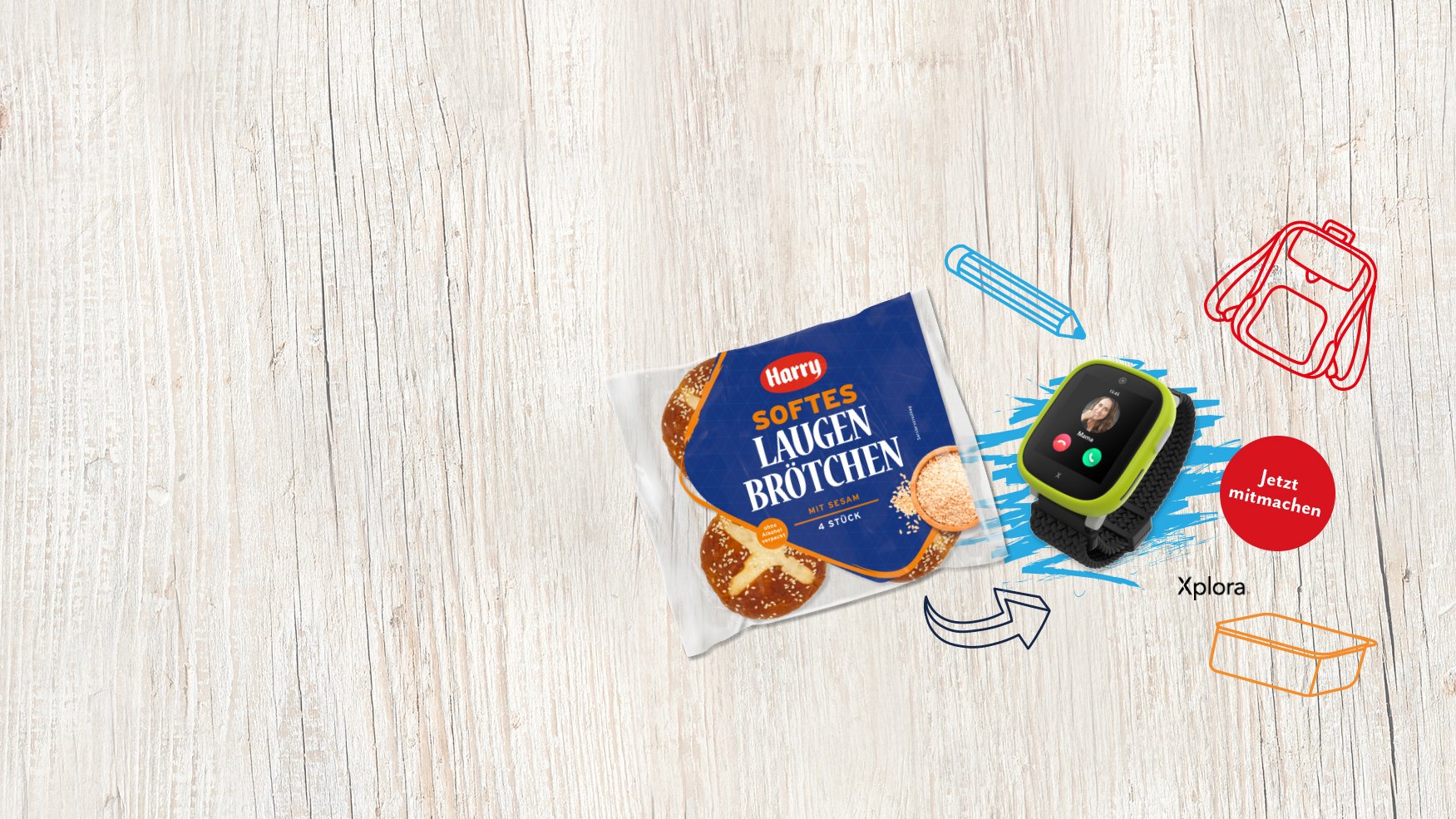 Harry Brot - 5 Kinder-Smartwatches der Marke Xplora, Modell X6Play