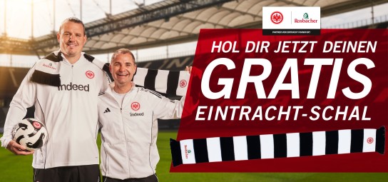 Hassia Mineralquellen - 4 exklusive Eintracht-Stadionerlebnisse (Vip-Tickets Eintracht Frankfurt für 2 Personen, Meet and Greet, Eintracht Frankfurt Trikot, Schals
