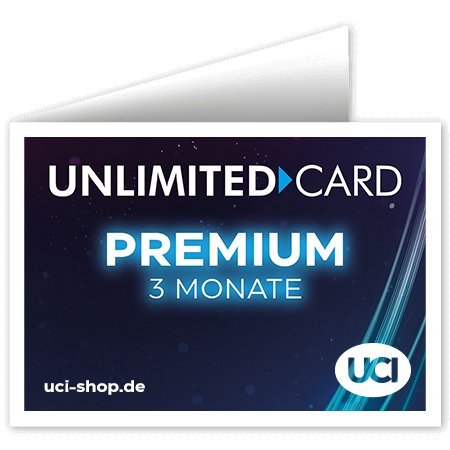 High Five - iamstudent - 3 Monate Kino ohne Grenzen UCI Unlimited Card Premium für 3 Monate