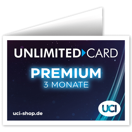High Five - iamstudent - 3 Monate Kino ohne Grenzen UCI Unlimited Card Premium für 3 Monate
