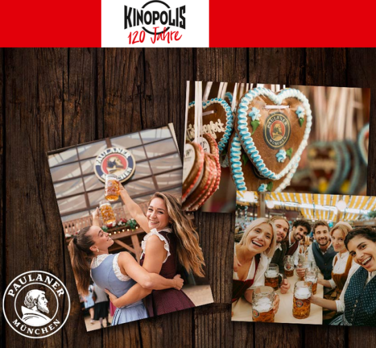 Kinopolis - 1 Wiesn-Tisch für 10 Personen sowie 30 x Paulaner Fan-Socken