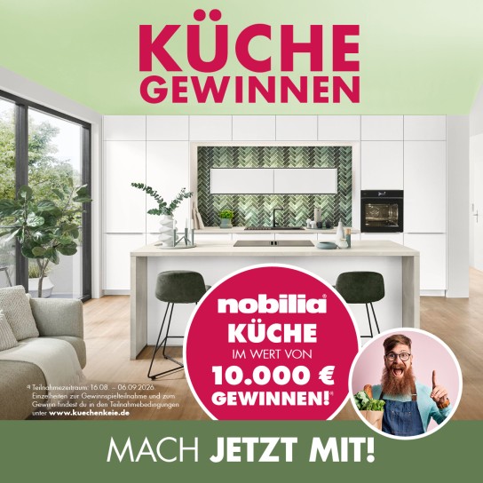Küchen Keie - Eine nobilia Küche im Wert von 10.000 €