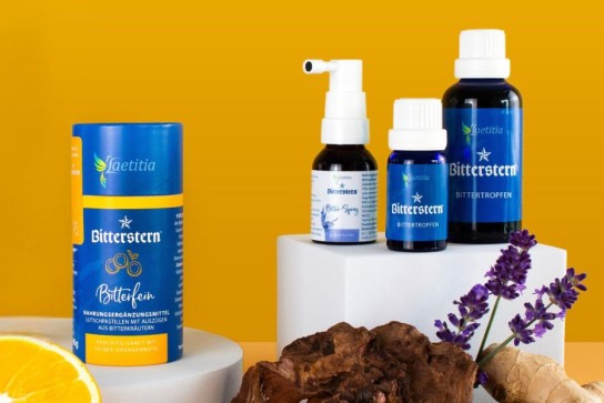 Laetitia - 10 × eine „Bitter-statt-Süß-Box“ mit 1x Bitterstern 10ml 1x Bitterstern Pastillen 1x Bitterstern Spray