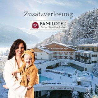 LEONARDO - Hauptgewinne Familotel Gutschein für 2 Übernachtungen 2 Erwachsene und alle im Haushalt lebenden Kinder + wechselnde Tagesgewinne