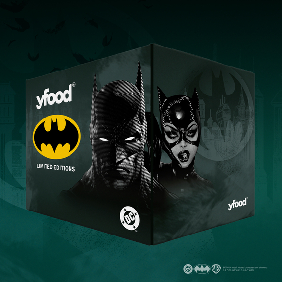 LIKE Online - Eine Collection Box der yfood x Batman Limited Edition