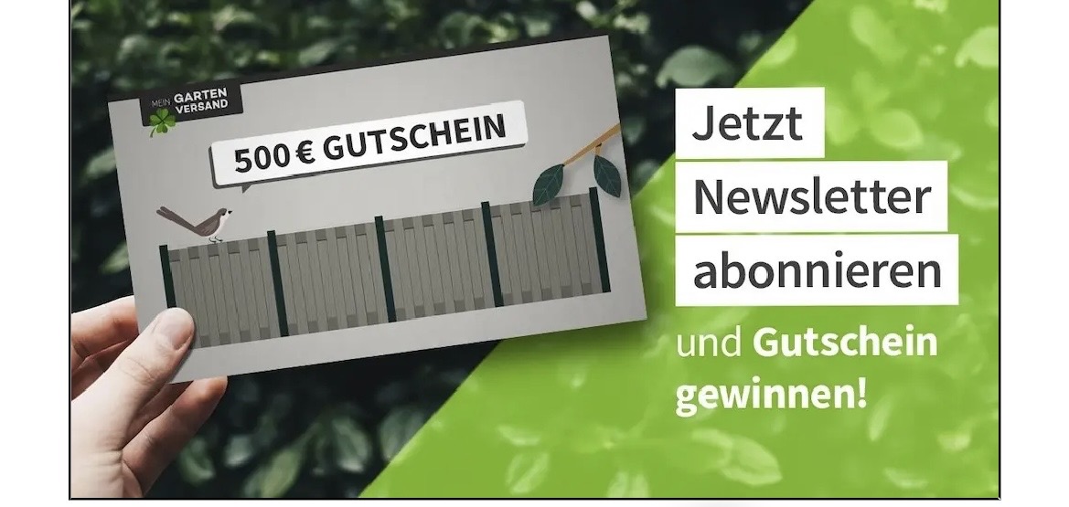 Meingartenversand - 500 € Einkaufsgutschein von Meingartenversand