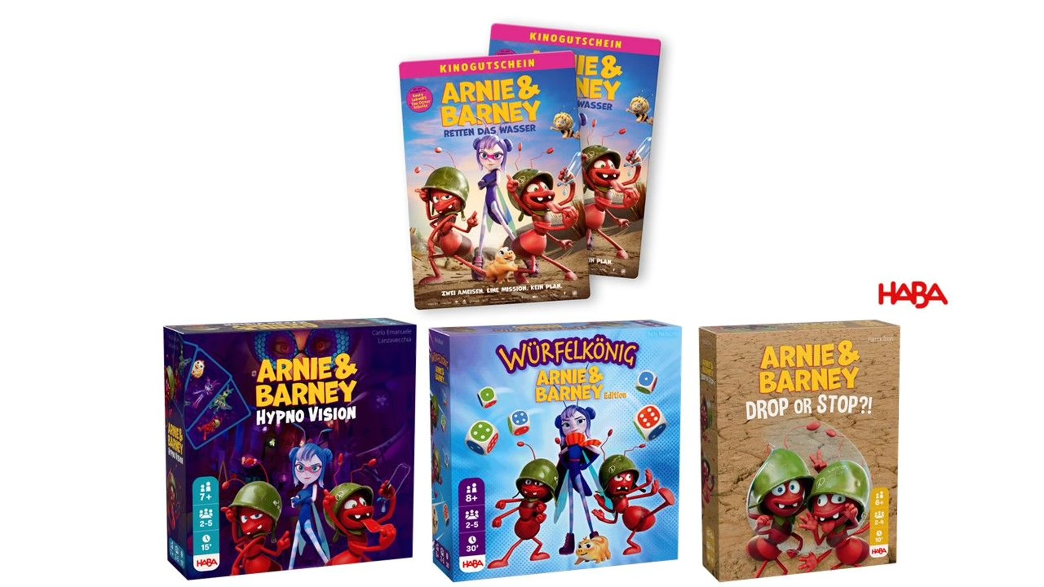 Mitteldeutsche Zeitung - 3x1 3 Fan-Paket zum Kinofilm „Arnie und Barney retten das Wasser“ mit  2 Kinotickets und 3 coolen Brettspielen, 2x1 Disney Prinzessinnen Fanpaket